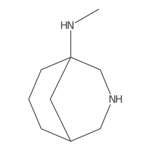 N-methyl-3-azabicyclo[3.3.1]nonan-1-amine结构式