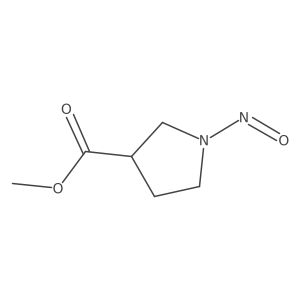 Methyl 1-nitrosopyrrolidine-3-carboxylate Structure