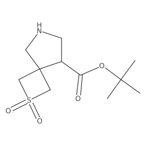 Tert-butyl 2,2-dioxo-2lambda6-thia-6-azaspiro[3.4]octane-8-carboxylate结构式