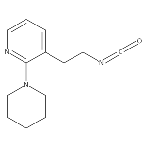 3-(2-Isocyanatoethyl)-2-(piperidin-1-yl)pyridine结构式
