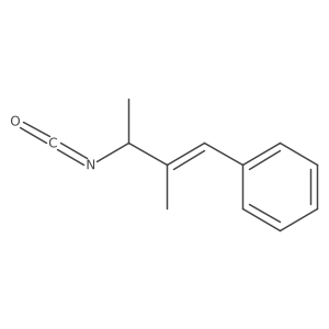 (3-Isocyanato-2-methylbut-1-en-1-yl)benzene Structure