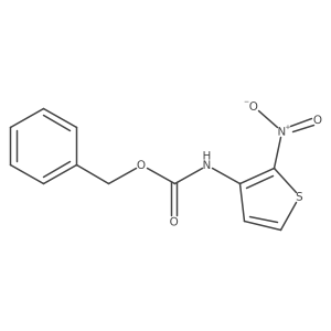 benzyl N-(2-nitrothiophen-3-yl)carbamate结构式