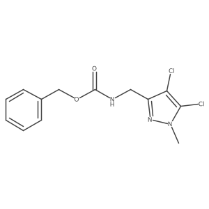 benzyl N-[(4,5-dichloro-1-methyl-1H-pyrazol-3-yl)methyl]carbamate Structure