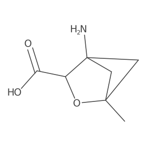4-Amino-1-methyl-2-oxabicyclo[2.1.1]hexane-3-carboxylic acid结构式