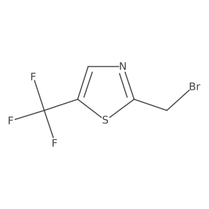 2-(Bromomethyl)-5-(trifluoromethyl)thiazole Structure