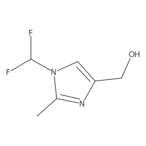 1-(Difluoromethyl)-2-methyl-1H-imidazole-4-methanol结构式