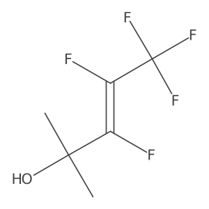 3,4,5,5,5-Pentafluoro-2-methylpent-3-en-2-ol结构式