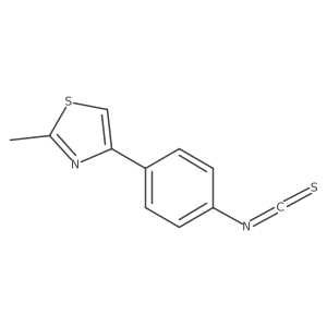 4-(4-Isothiocyanatophenyl)-2-methylthiazole Structure