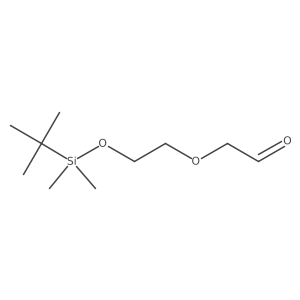 2-(2-((Tert-butyldimethylsilyl)oxy)ethoxy)acetaldehyde结构式