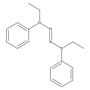 1,4-Diethyl-1,4-diphenyl-2-tetrazene Structure