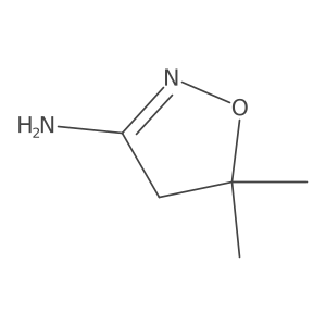 5,5-dimethyl-4H-1,2-oxazol-3-amine结构式