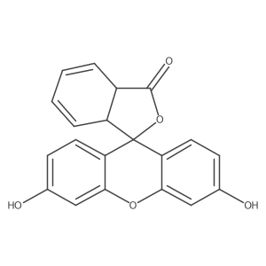 3a,7a-Dihydro-3a(2),6a(2)-dihydroxyspiro[isobenzofuran-1(3H),9a(2)-[9H]xanthen]-3-one Structure