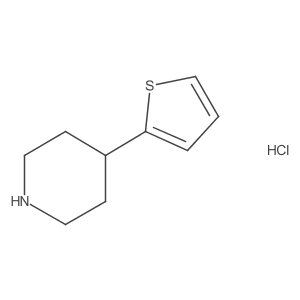 4-(2-Thienyl)piperidine hydrochloride Structure