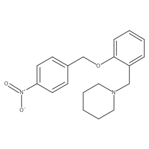 1-[[2-[(4-Nitrophenyl)methoxy]phenyl]methyl]piperidine Structure