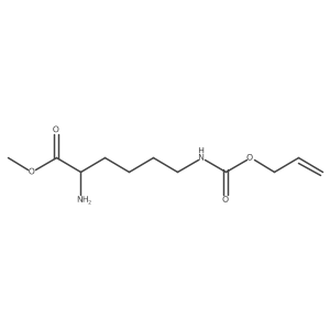 methyl (2S)-2-amino-6-{[(prop-2-en-1-yloxy)carbonyl]amino}hexanoate Structure