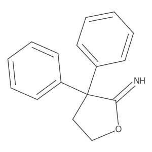 Dihydro-3,3-diphenyl-2(3H)-furanimine Structure
