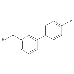 1-Bromo-4-[3-(bromomethyl)phenyl]benzene结构式