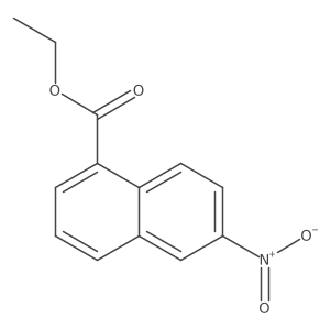Ethyl 6-nitro-1-naphthoate结构式