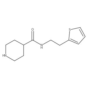 N-(2-thien-2-ylethyl)piperidine-4-carboxamide Structure