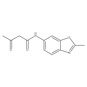 N-(2-methyl-1,3-benzothiazol-6-yl)-3-oxobutanamide Structure