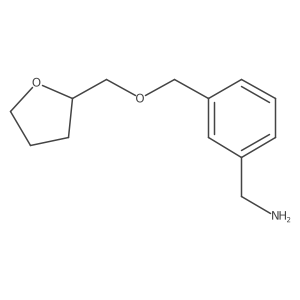 (3-{[(Oxolan-2-yl)methoxy]methyl}phenyl)methanamine结构式