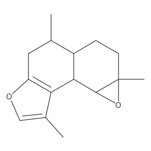 Oxireno[7,8]naphtho[2,1-b]furan, 1a,2,3,3a,4,5,8b,8c-octahydro-1a,4,8-trimethyl-, [1aS-(1aI+/-,3aI(2),4I(2),8bI(2),8cI+/-)]-结构式