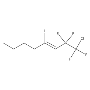 3-Octene, 1-chloro-1,1,2,2-tetrafluoro-4-iodo-, (E)-结构式