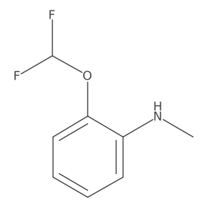 2-(Difluoromethoxy)-N-methylbenzenamine Structure