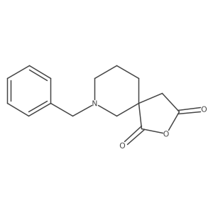 7-Benzyl-2-oxa-7-azaspiro[4.5]decane-1,3-dione Structure