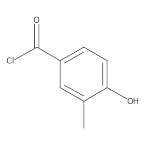 4-Hydroxy-3-methylbenzoyl chloride Structure