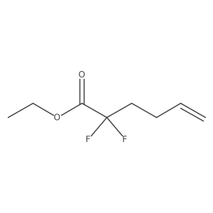 2,2-Difluoro-5-hexenoic acid ethyl ester Structure