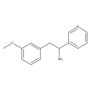 2-(3-Methoxyphenyl)-1-(3-pyridinyl)ethanamine Structure