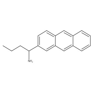 (1S)-1-(2-Anthryl)butylamine Structure