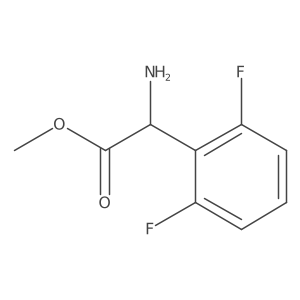 Methyl 2-amino-2-(2,6-difluorophenyl)acetate Structure