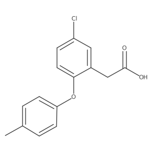 2-(2-(P-Tolyloxy)-5-chlorophenyl)acetic acid Structure