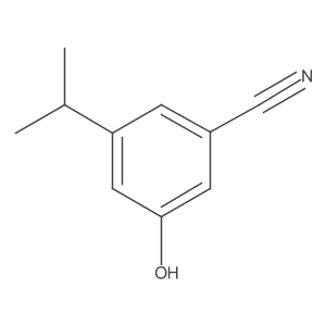 3-Hydroxy-5-isopropylbenzonitrile Structure