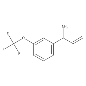 1-[3-(Trifluoromethoxy)phenyl]prop-2-EN-1-amine Structure