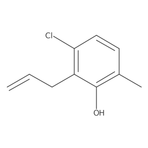 3-Chloro-6-methyl-2-prop-2-enylphenol Structure