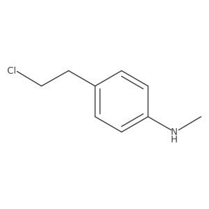 Benzenamine, 4-(2-chloroethyl)-N-methyl-结构式