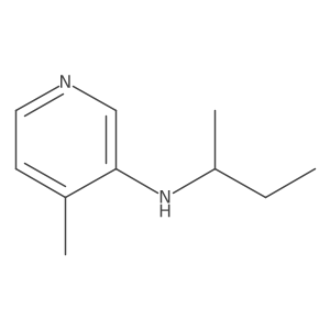 N-(butan-2-yl)-4-methylpyridin-3-amine结构式