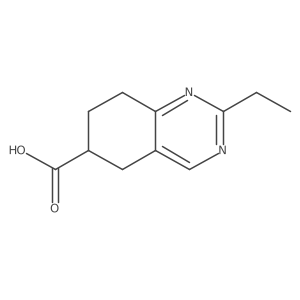2-Ethyl-5,6,7,8-tetrahydroquinazoline-6-carboxylic acid Structure