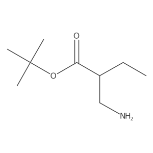 Tert-butyl 2-(aminomethyl)butanoate Structure