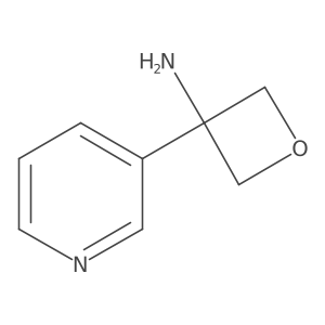 3-(Pyridin-3-yl)oxetan-3-amine结构式