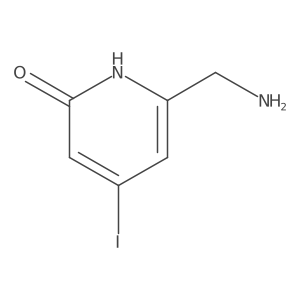 6-(Aminomethyl)-4-iodopyridin-2-OL Structure