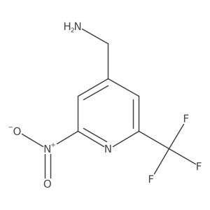 [2-Nitro-6-(trifluoromethyl)pyridin-4-YL]methylamine Structure