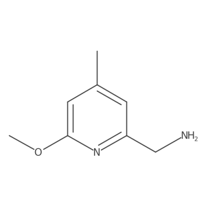 (6-Methoxy-4-methylpyridin-2-YL)methylamine Structure
