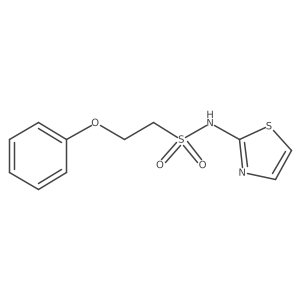 2-phenoxy-N-(thiazol-2-yl)ethanesulfonamide Structure