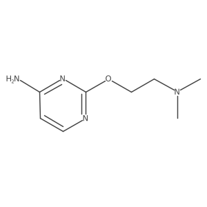 2-{[2-(Dimethylamino)ethyl]oxy}-4-pyrimidinamine结构式