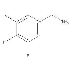 3,4-Difluoro-5-methylbenzylamine结构式