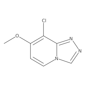8-Chloro-7-methoxy-[1,2,4]triazolo[4,3-a]pyridine Structure
